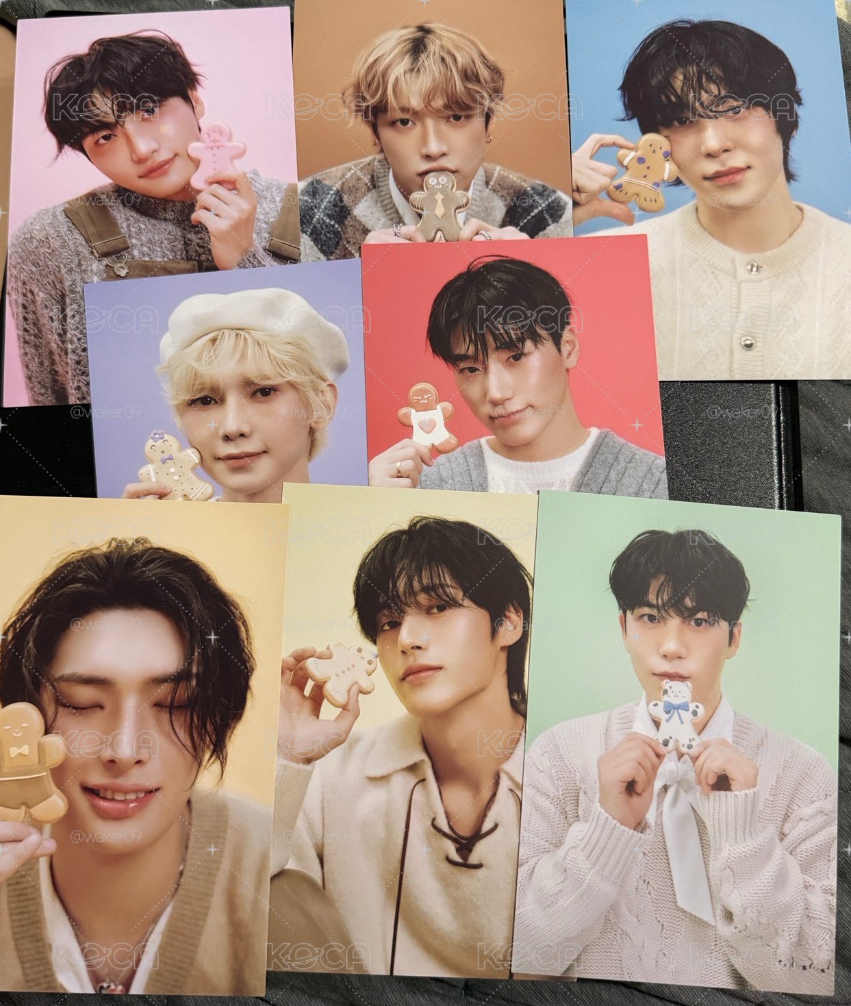 Ateez 2026年曆小卡 明信片