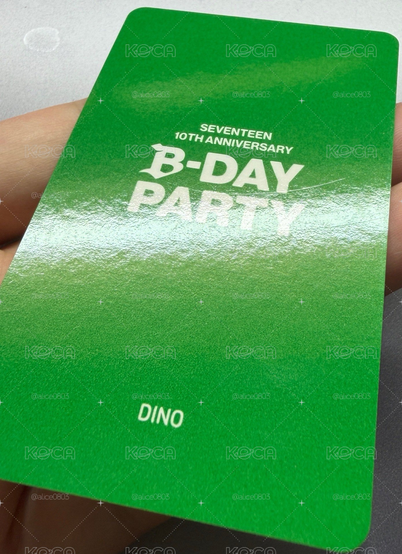 Seventeen 散卡 Dino區