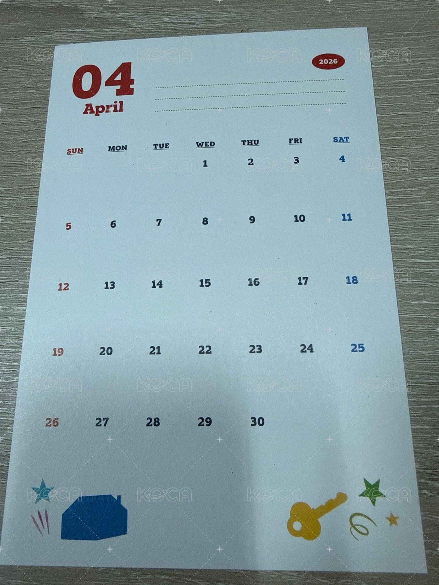 明信片PK（2026/04）