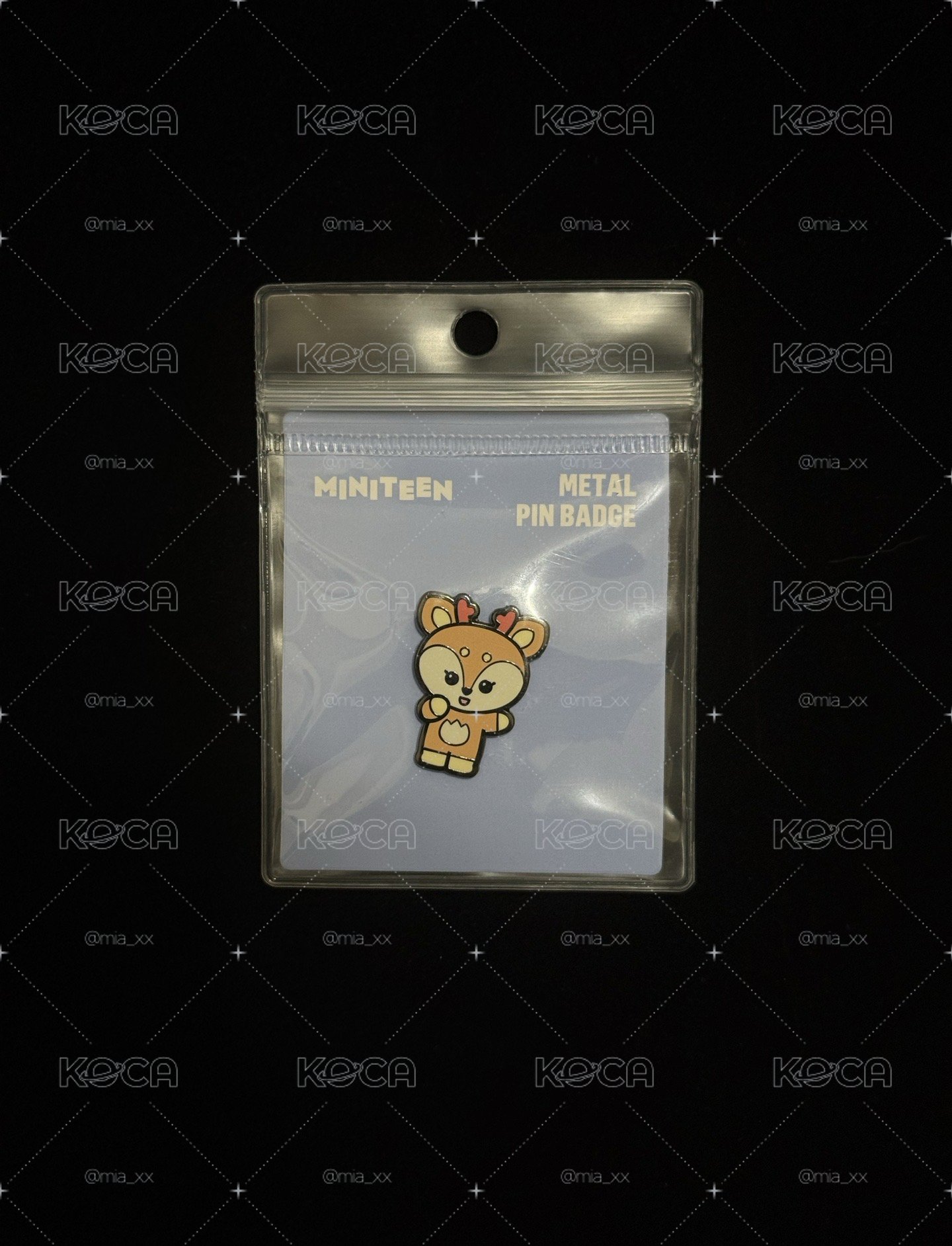 MINITEEN  全身別針襟章 秀