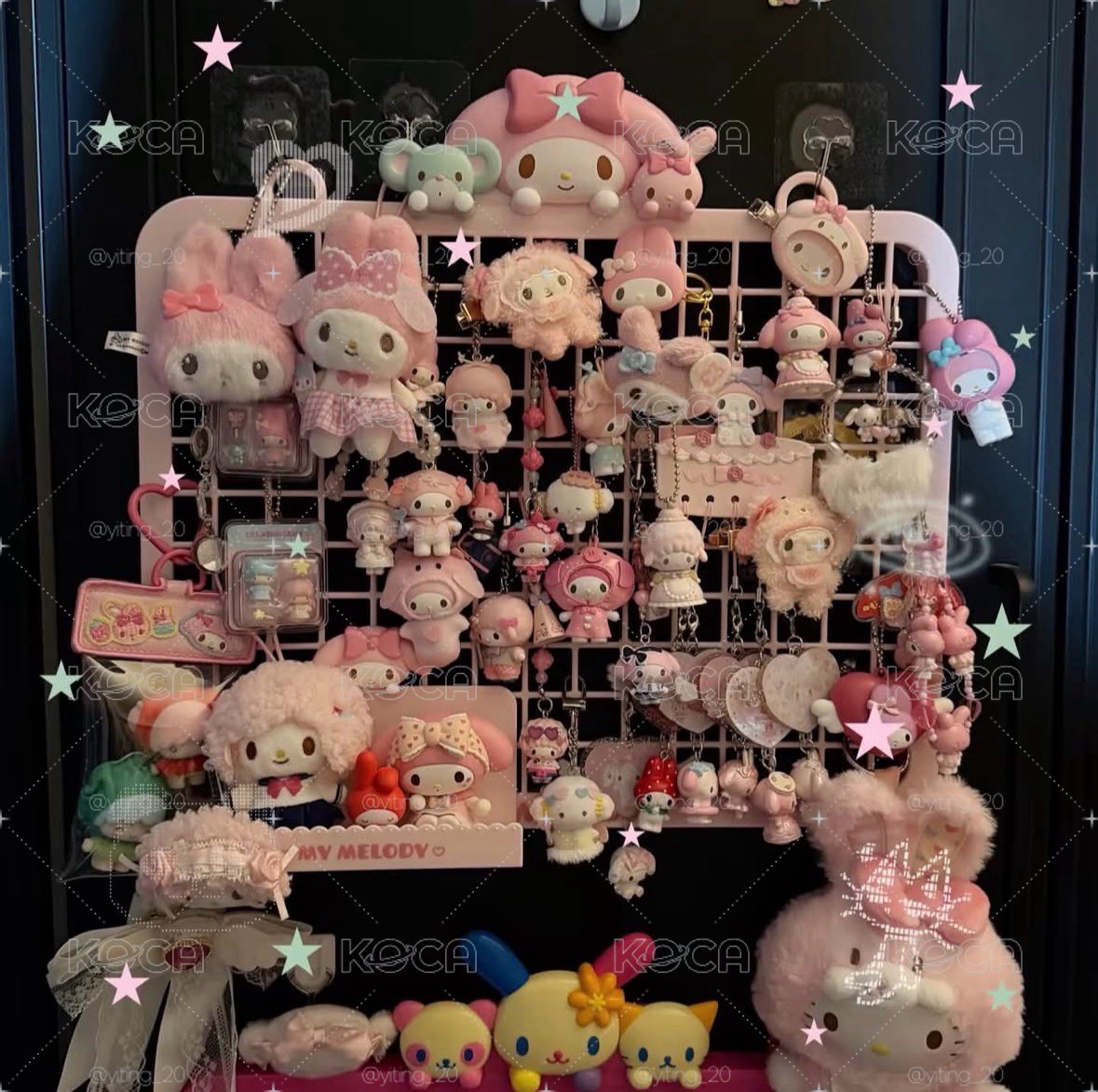 kitty 美樂蒂 網格架