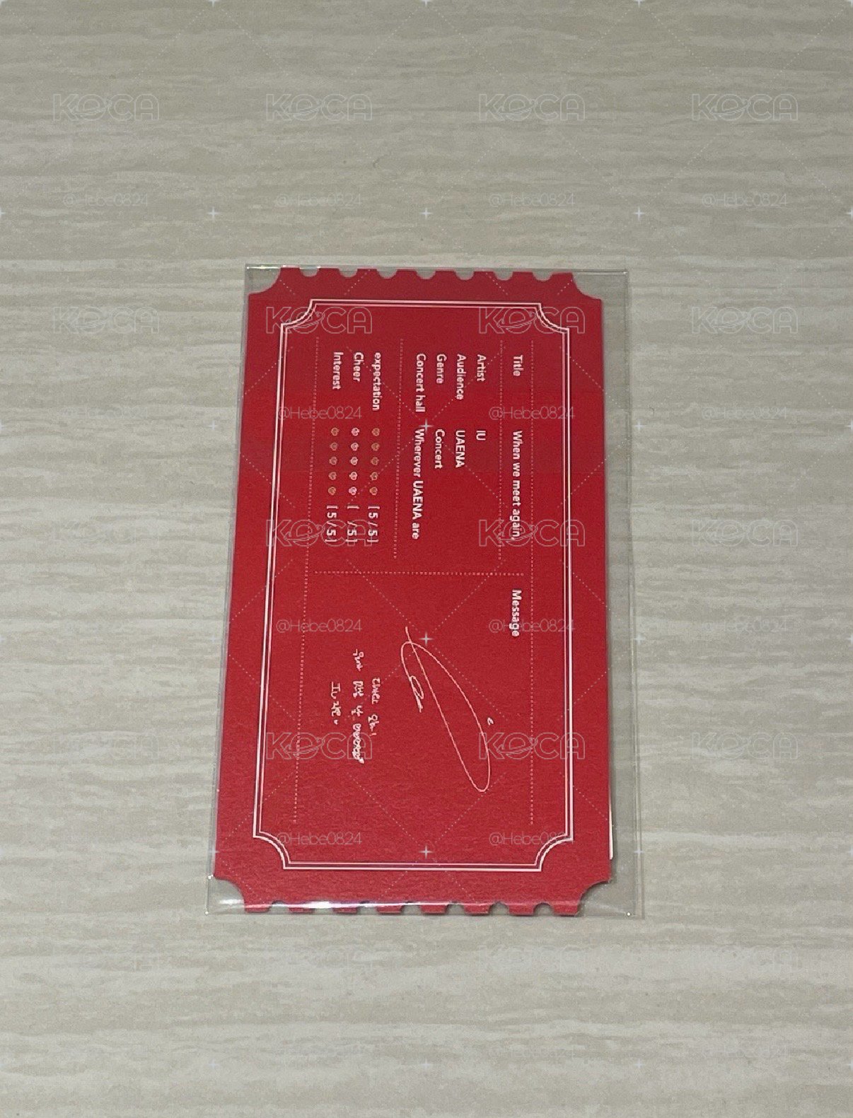 IU 李知恩 應援手燈特典