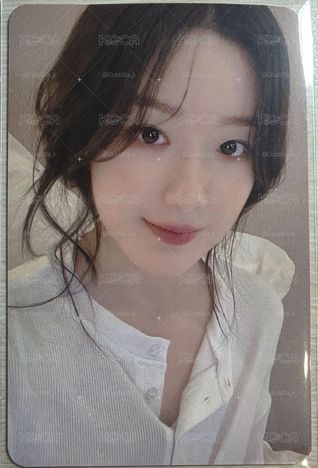 正規二 愛豆驛站 幸運卡 白衣刷