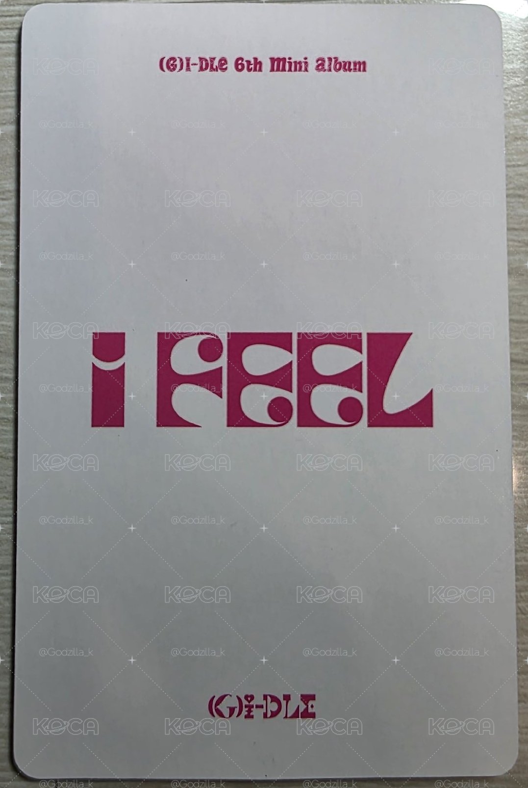 I feel yzy 幸運卡 刷 ver.A