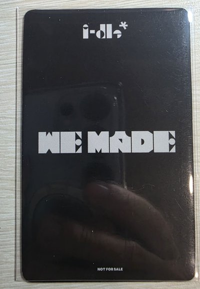 We made 日咖 橫濱場 預售 特典卡 琦