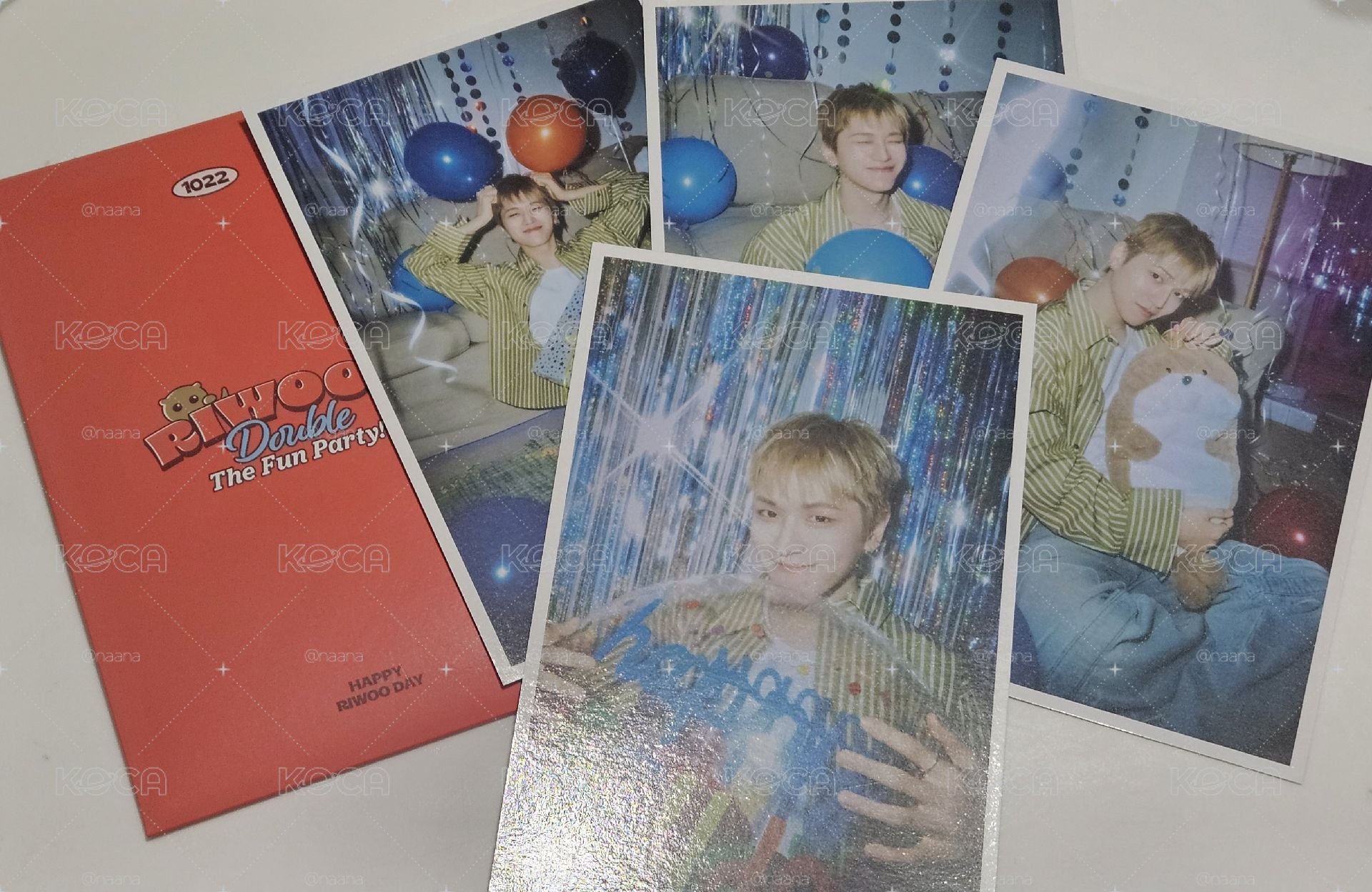 Riwoo 25生日 明信片組