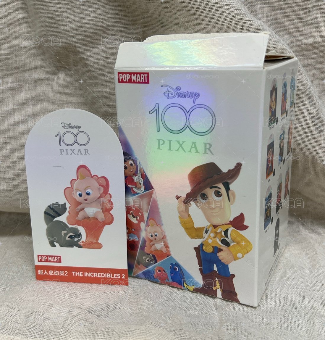 POPMART 泡泡瑪特迪士尼100周年皮克斯系列手辦 盲盒 超人特攻隊2