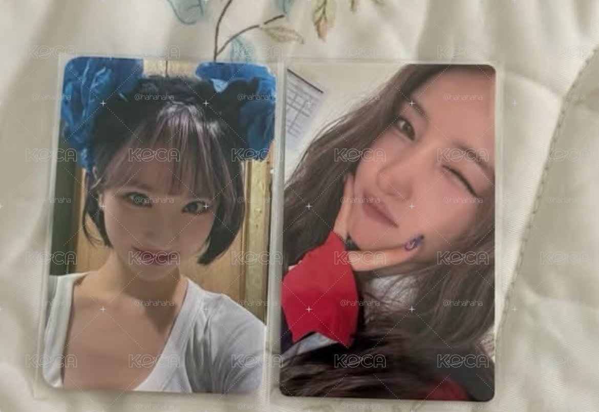 Gfriend 10週年特典 VIVIZ特典 Sowon Eunha（不當多帶的卡）