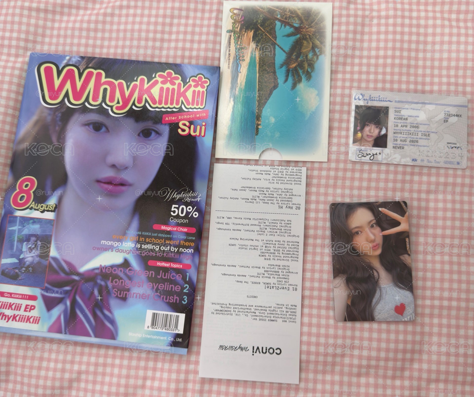 WhyKiiiKiii 專輯 SUMMER ISSUE SUI ver.