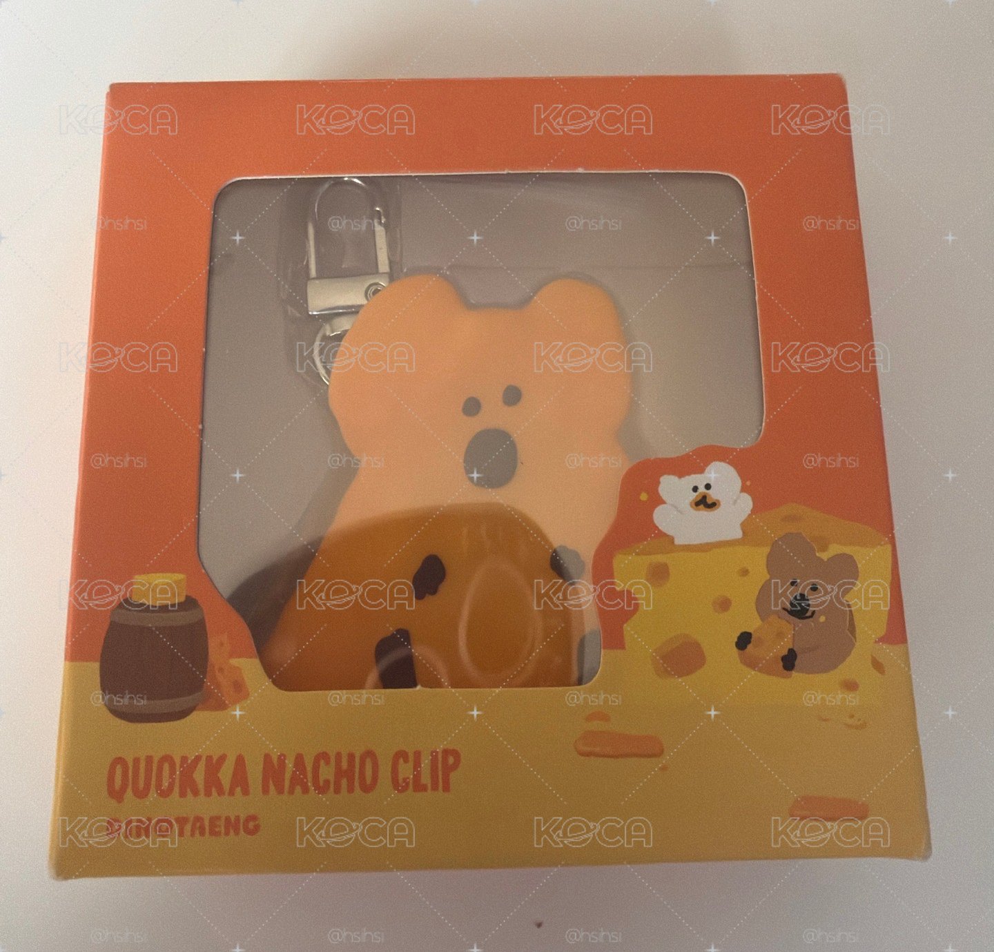 Quokka nacho clip鑰匙圈