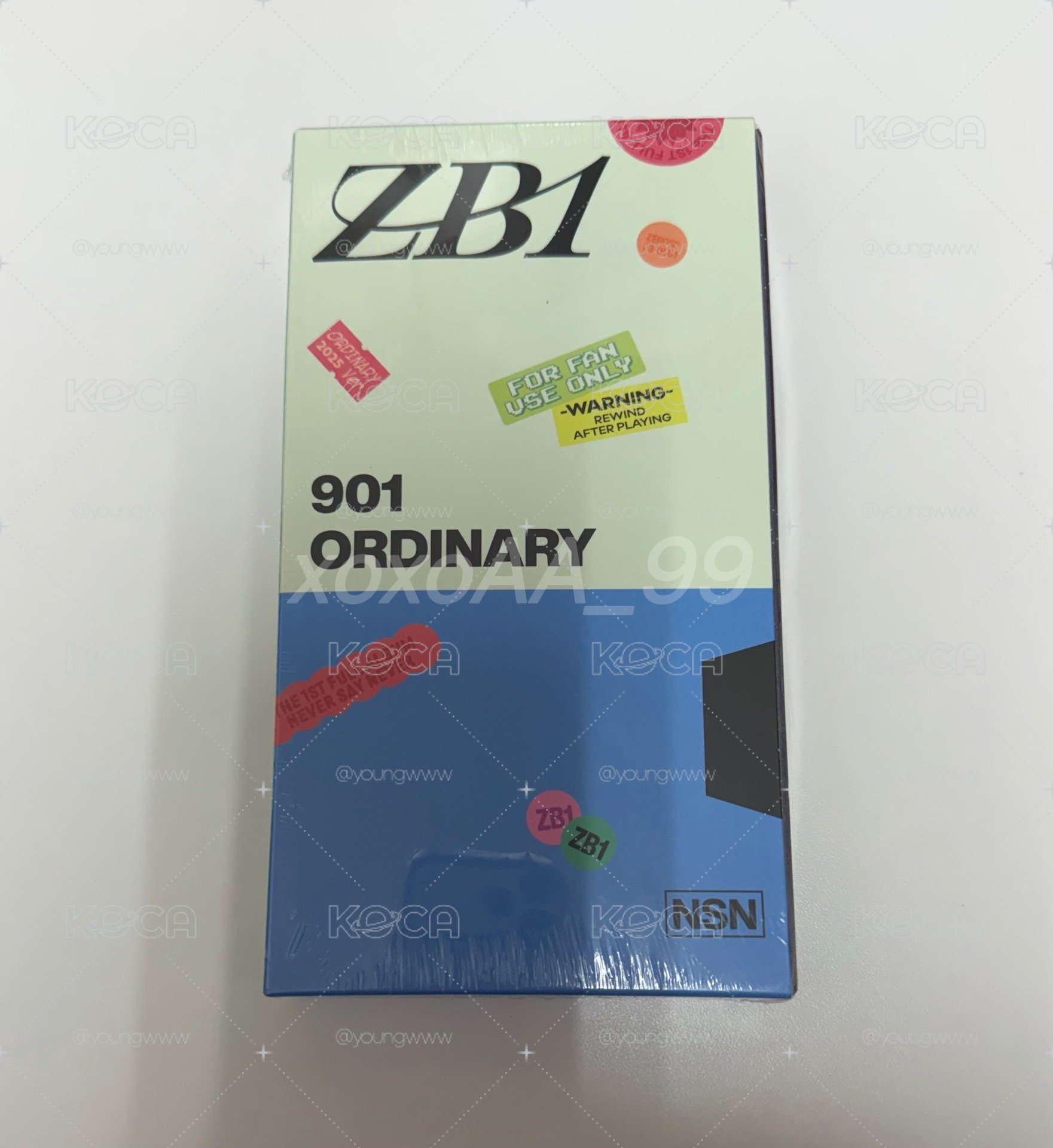 ZB1 全新未拆 有運輸損看圖二 （NEVER SAY NEVER）ORDINARY ver. 正規一