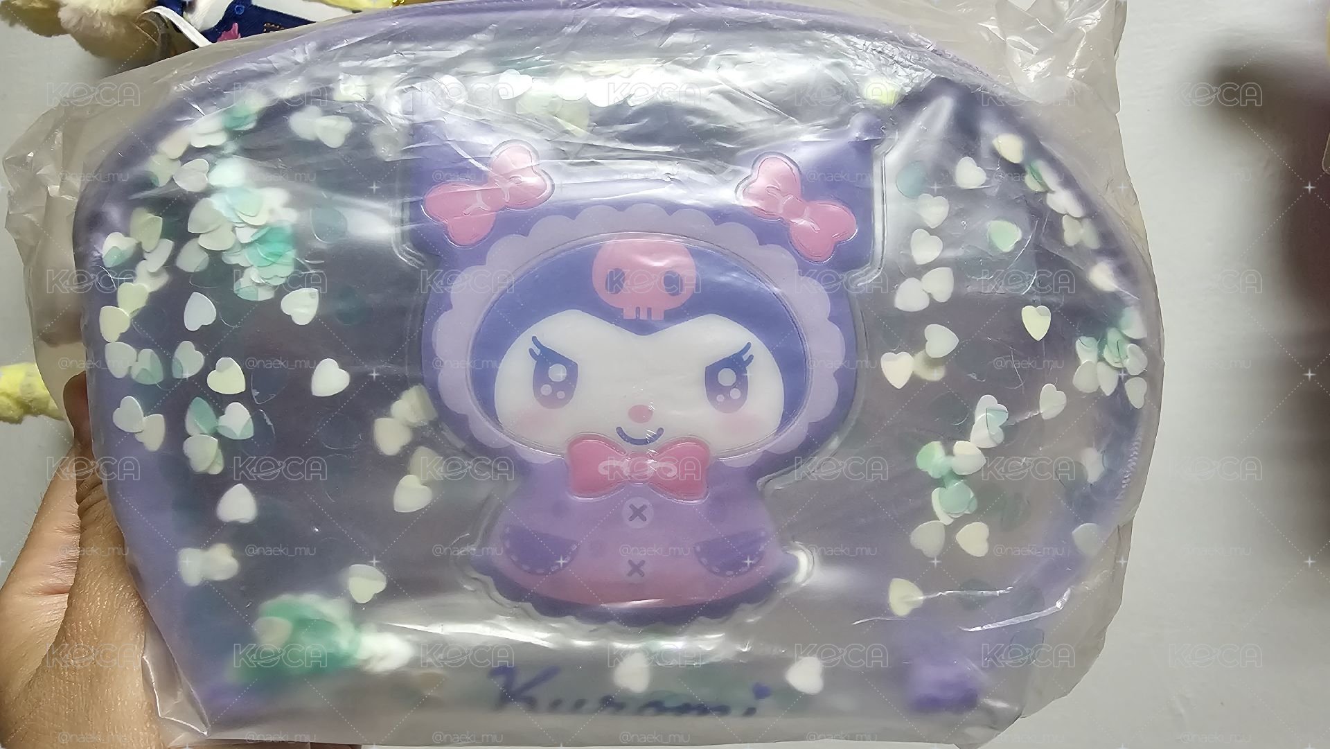 雨衣酷洛米 透明化妝包