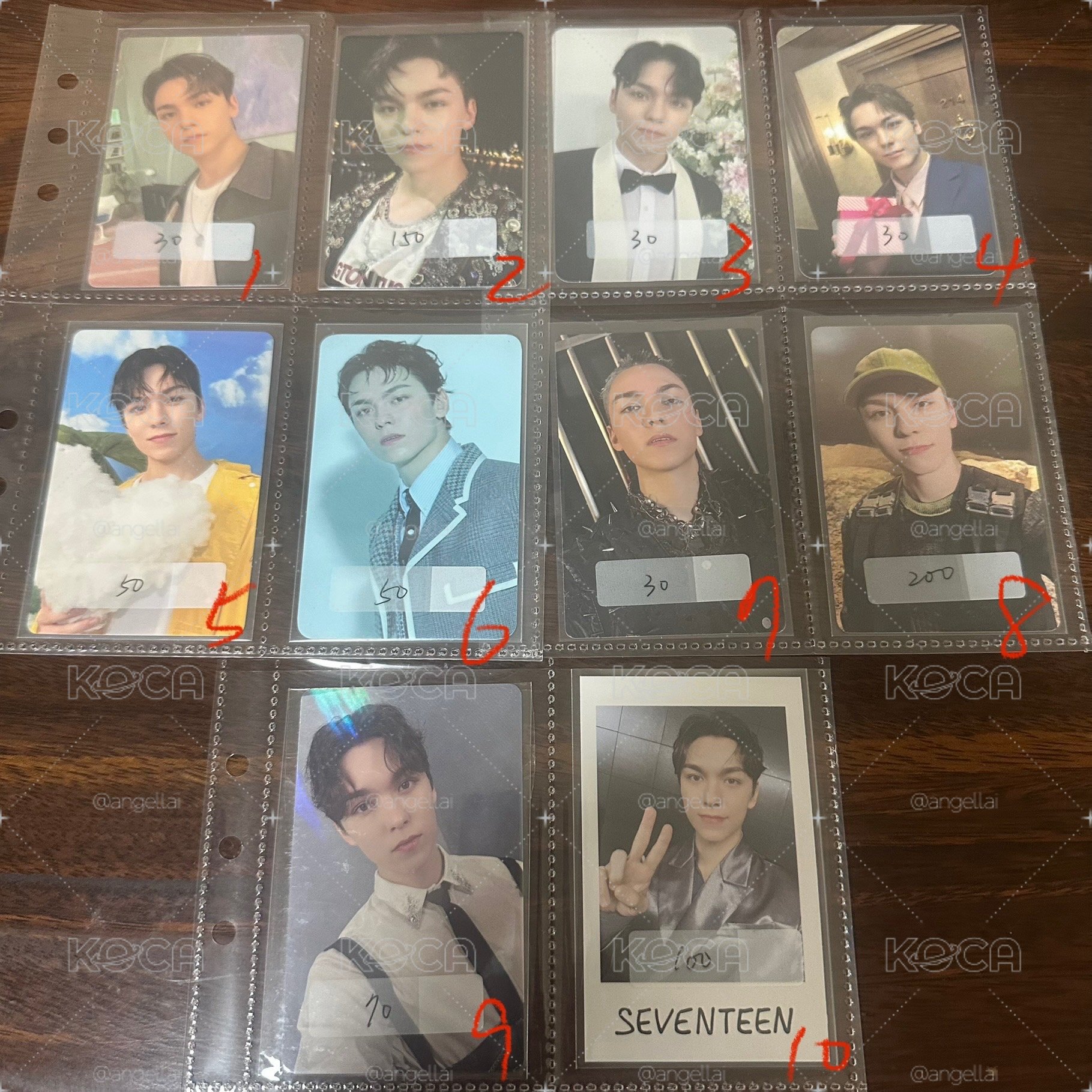SEVENTEEN 率卡