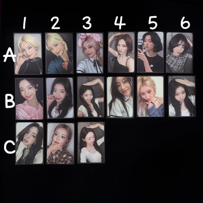 👑ITZY 全員中簽/打歌卡