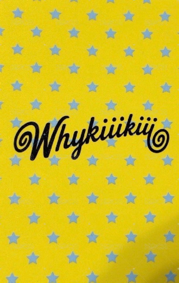 WhyKiiiKiii 專輯卡 PLANET BLUE HOUR ver. 背面