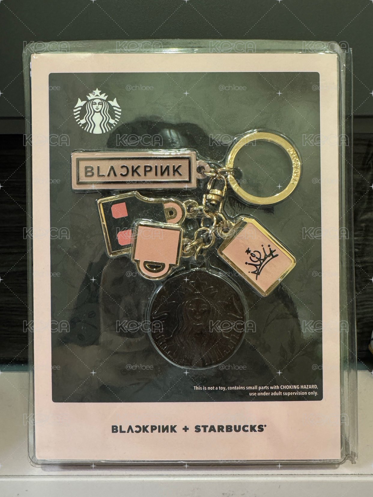 星巴克 鑰匙圈吊飾 BLACKPINK鑰匙圈