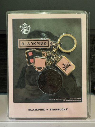 星巴克 鑰匙圈吊飾 BLACKPINK鑰匙圈