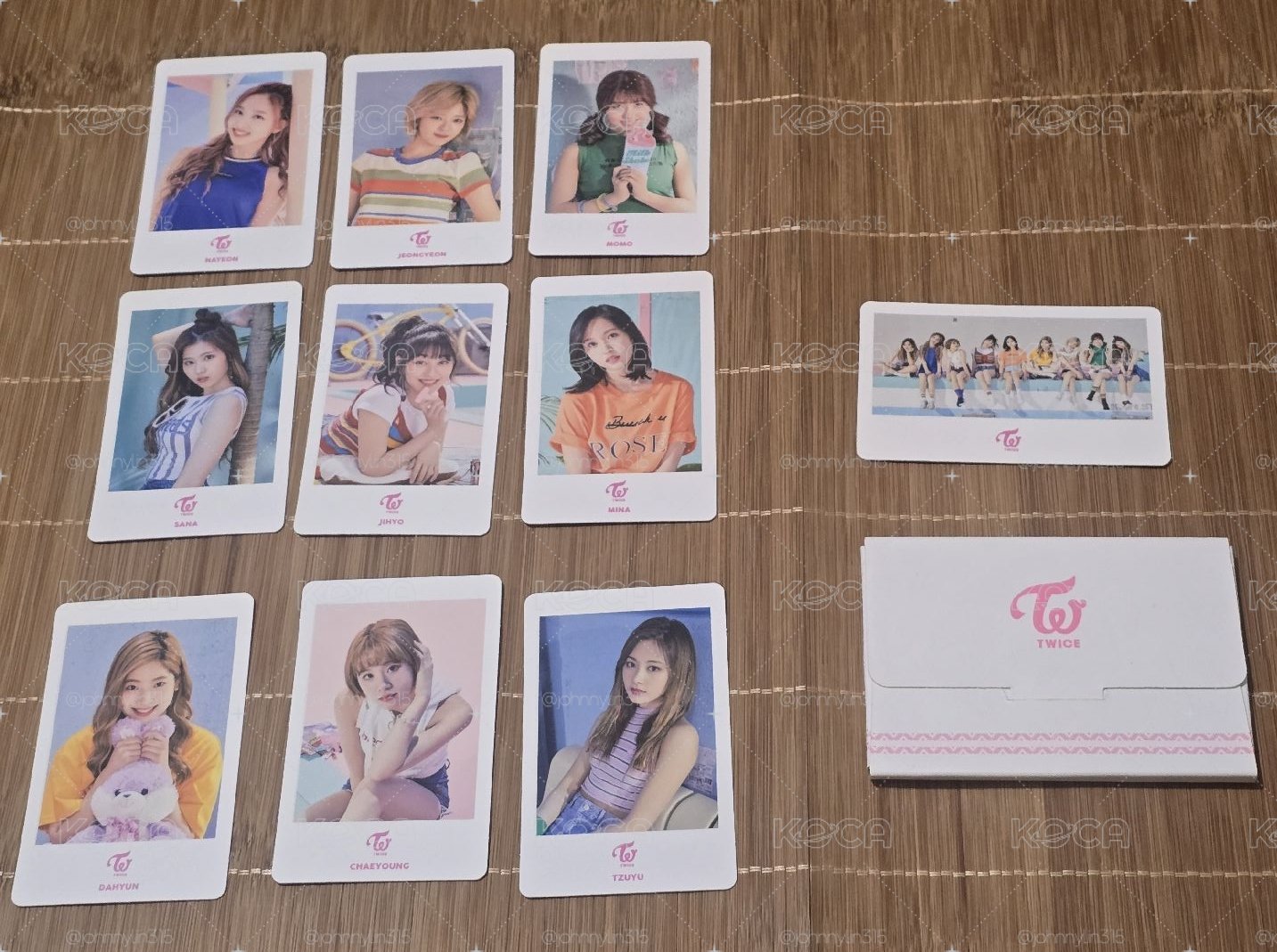 TWICE 涉谷109小卡