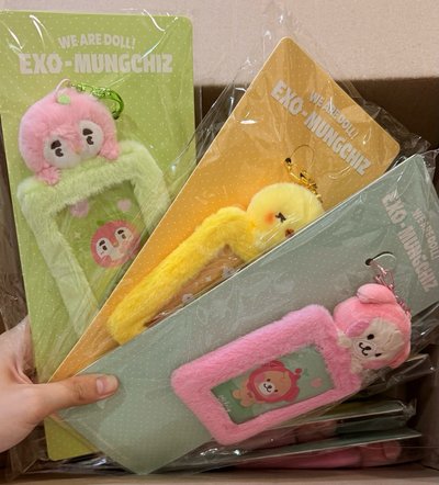 exo周邊卡套、滿額貼紙