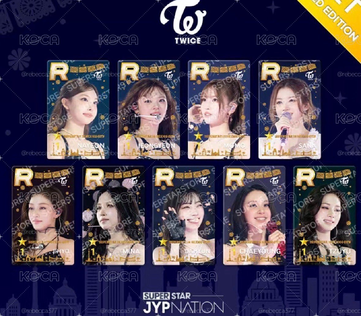 twice mexico遊戲卡