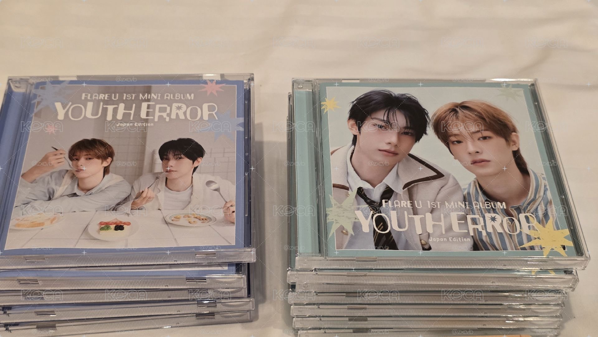 FLARE U YOUTH ERROR日專 初回限定盤 通常盤 專輯 崔立于 姜玗進