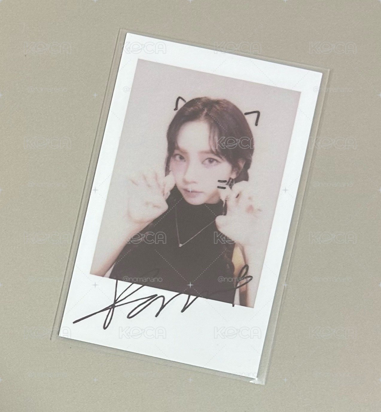 Karina💙kms貓爪拍立得