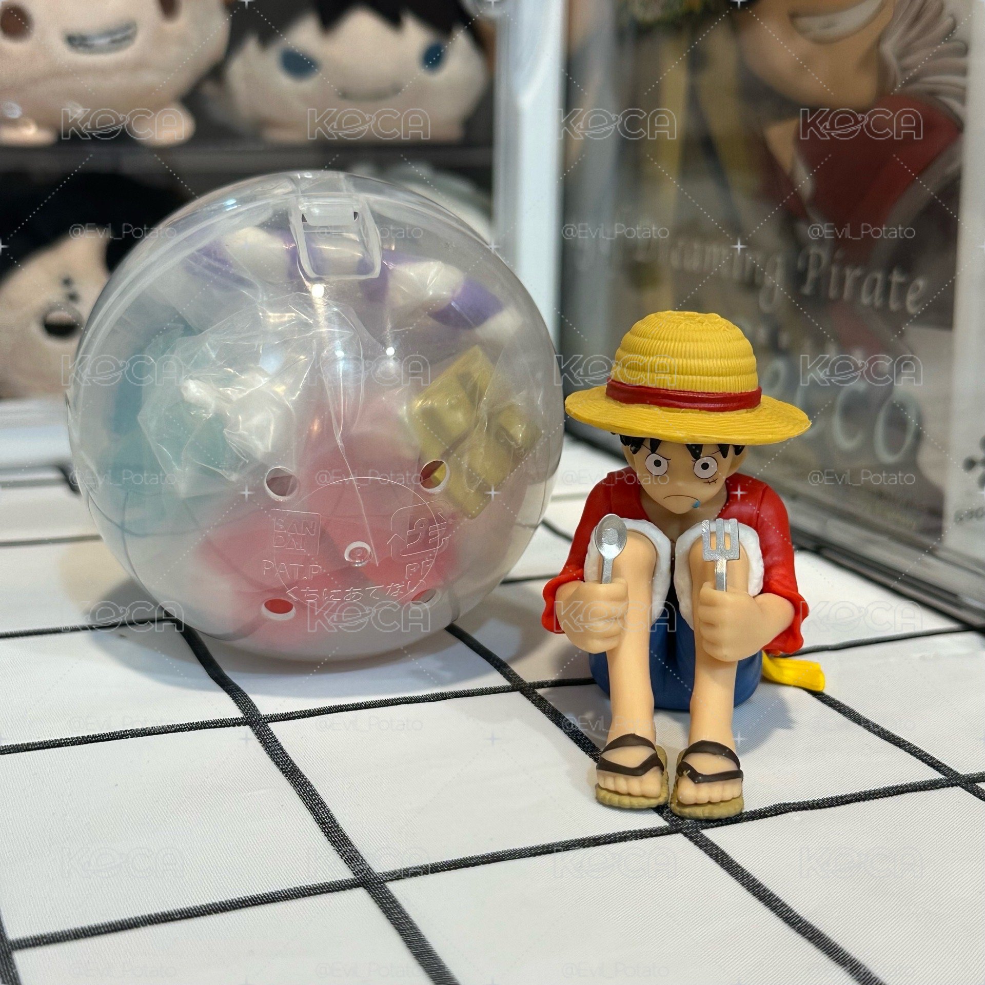 海賊王 等待中 扭蛋 魯夫 大和