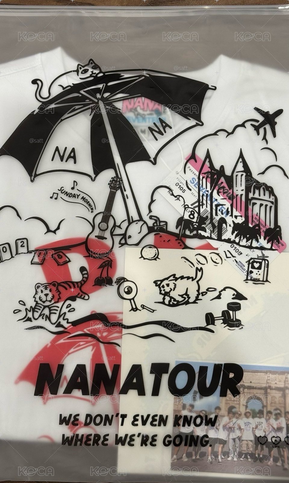 SVT - NANA TOUR上衣（碩/M）全新未拆