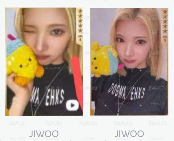 jiwoo星光卡五星AB