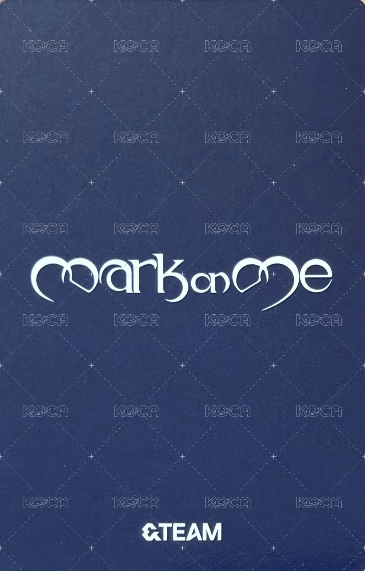 MOM CRAVE YOU Ver Album photocard A Back