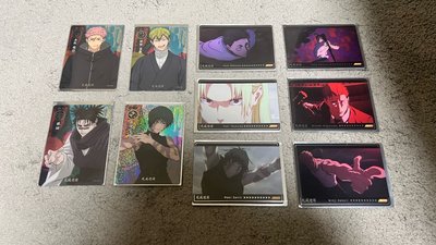咒術迴戰 X 死滅迴游 抽卡機 PVC 透卡 閃卡 收藏卡