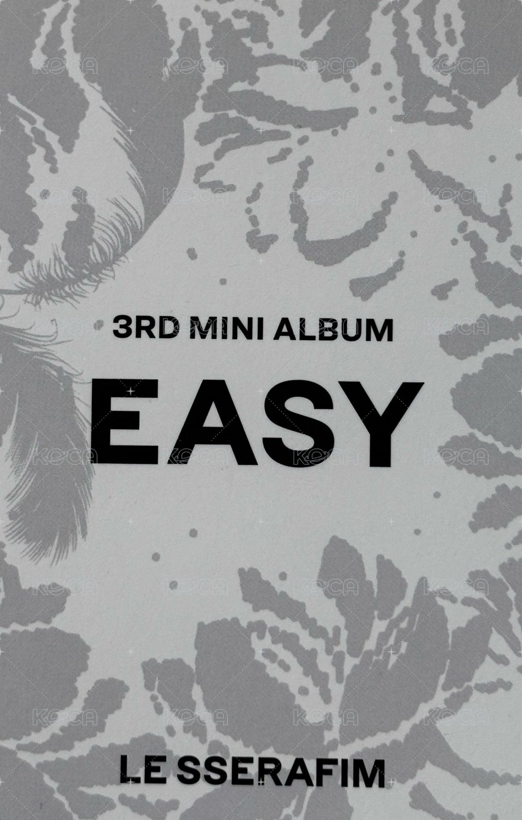 EASY 蝦皮 簽售卡  背面