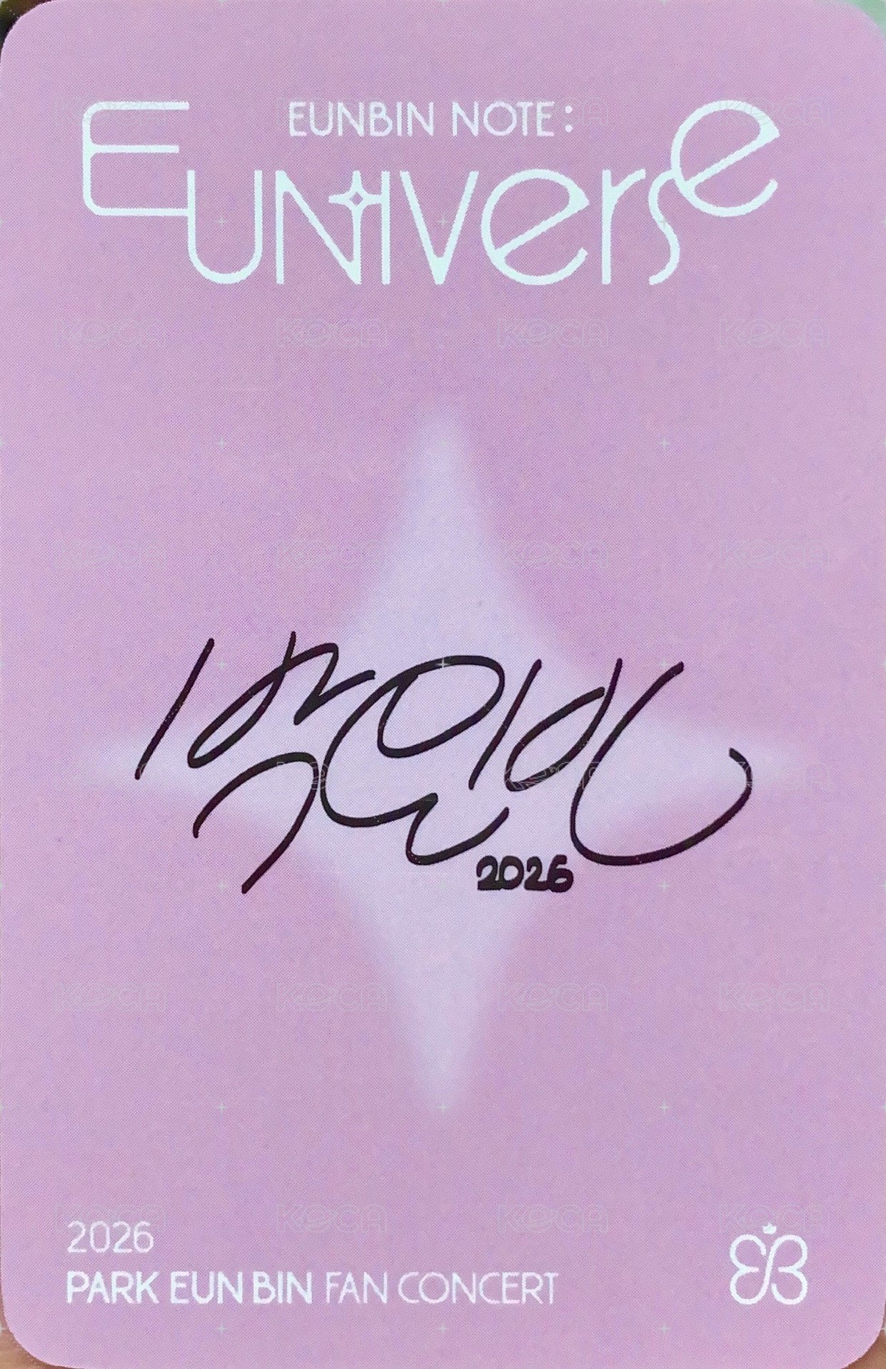 26 fc 四期會員限定 Entry card / venue-limited card  Back