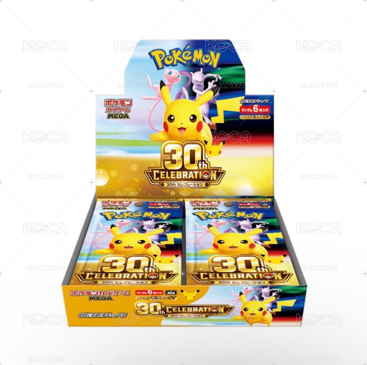 現貨 全新封膜日版 Pokémon 寶可夢卡牌 30週年紀念 MEGA｜一盒20包入｜日本版 收藏卡包