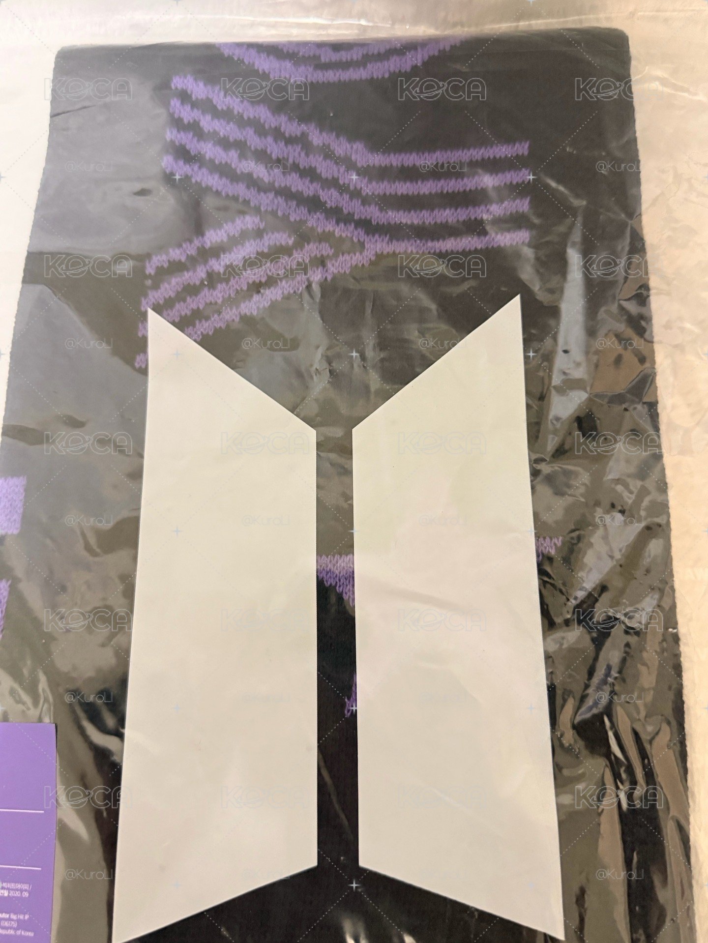 💜【官方正版｜DYNAMITE 限定】BTS [DYNAMITE] MUFFLER 01 經典圍巾 競標 💜