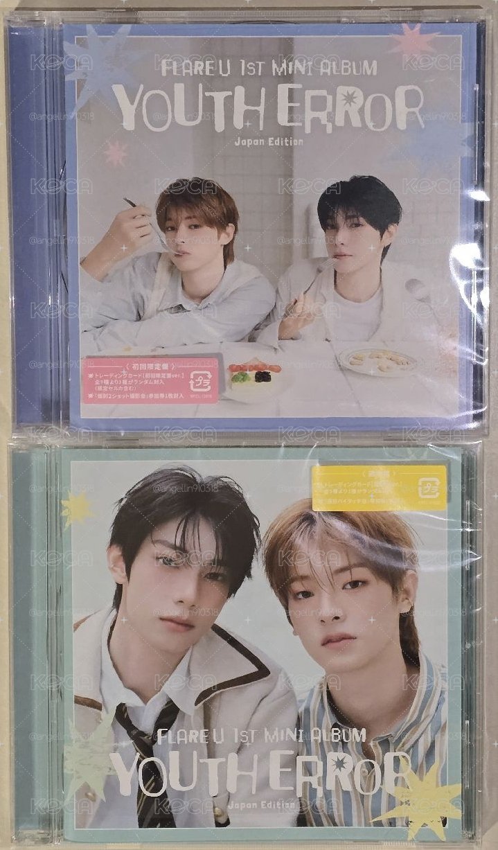 YOUTH ERROR日專 通常盤+初回限定盤 專輯 