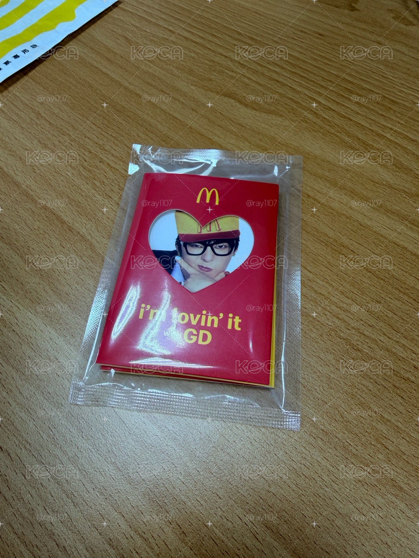 麥當勞代言小卡