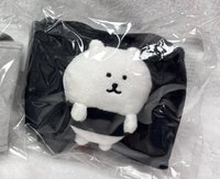 黑底白熊