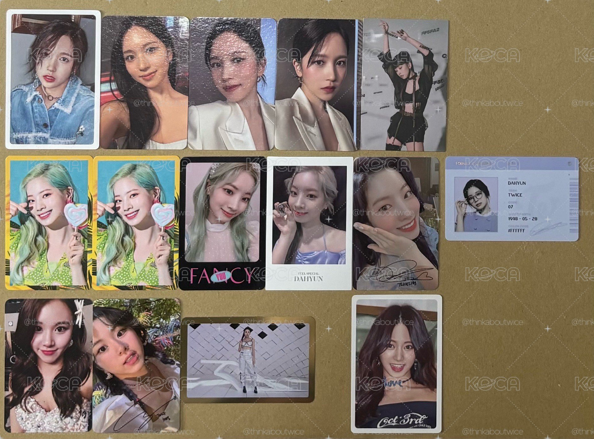 TWICE 專卡 MINA 多賢 彩瑛 子瑜