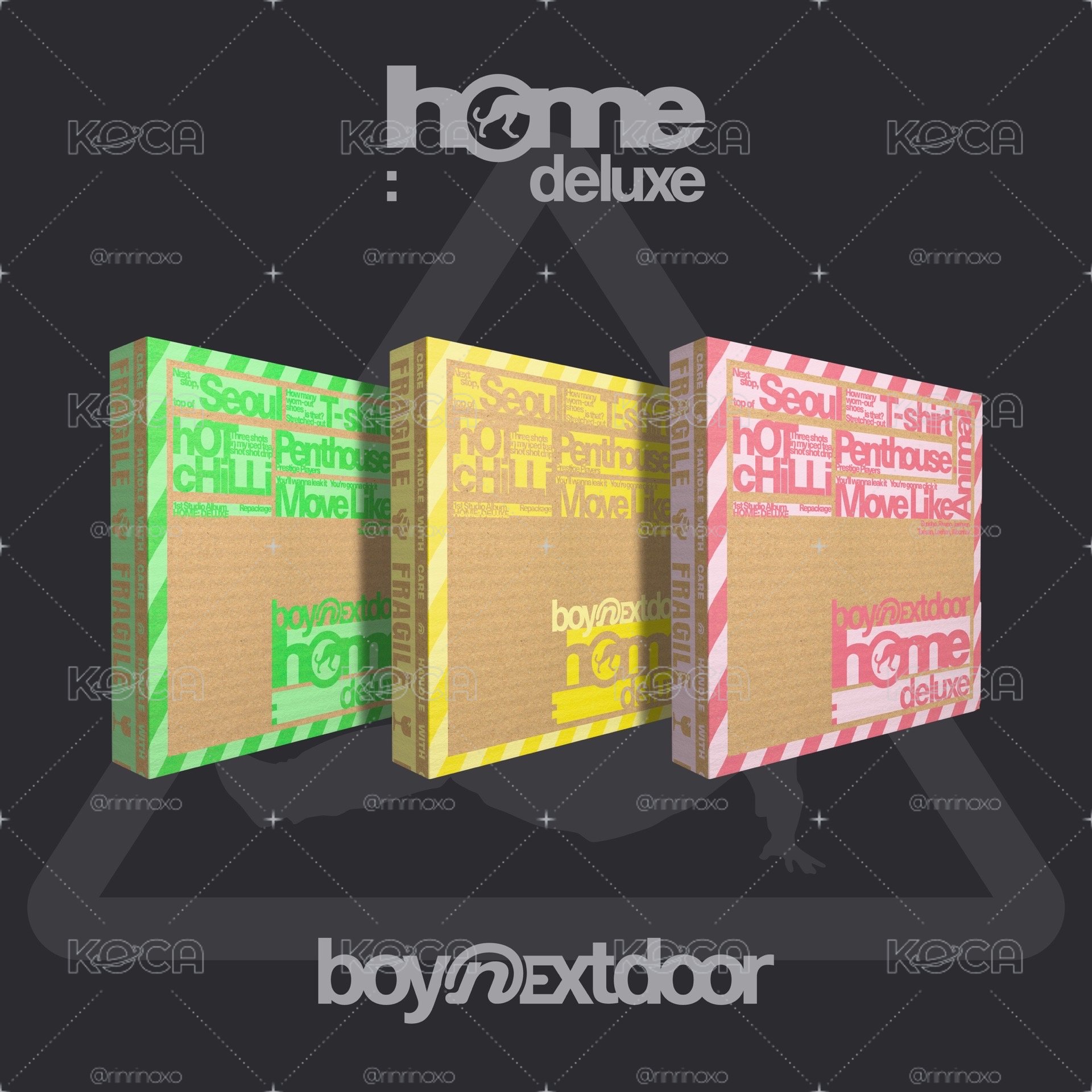 Home DELUXE 未拆專🚦一套三張