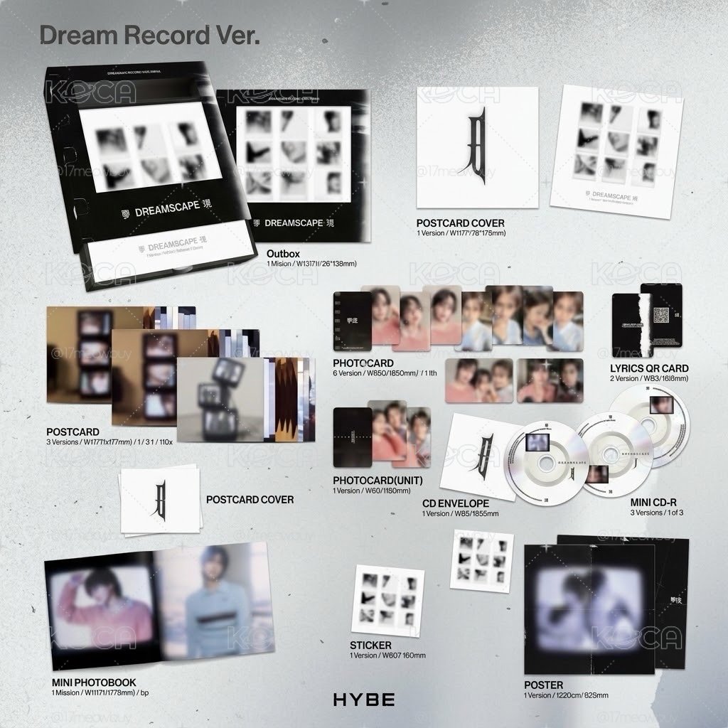 🐾預購 | JxJ 1st Mini Album ‘DREAMSCAPE' (韓通WVS/MAKESTAR) 需二補