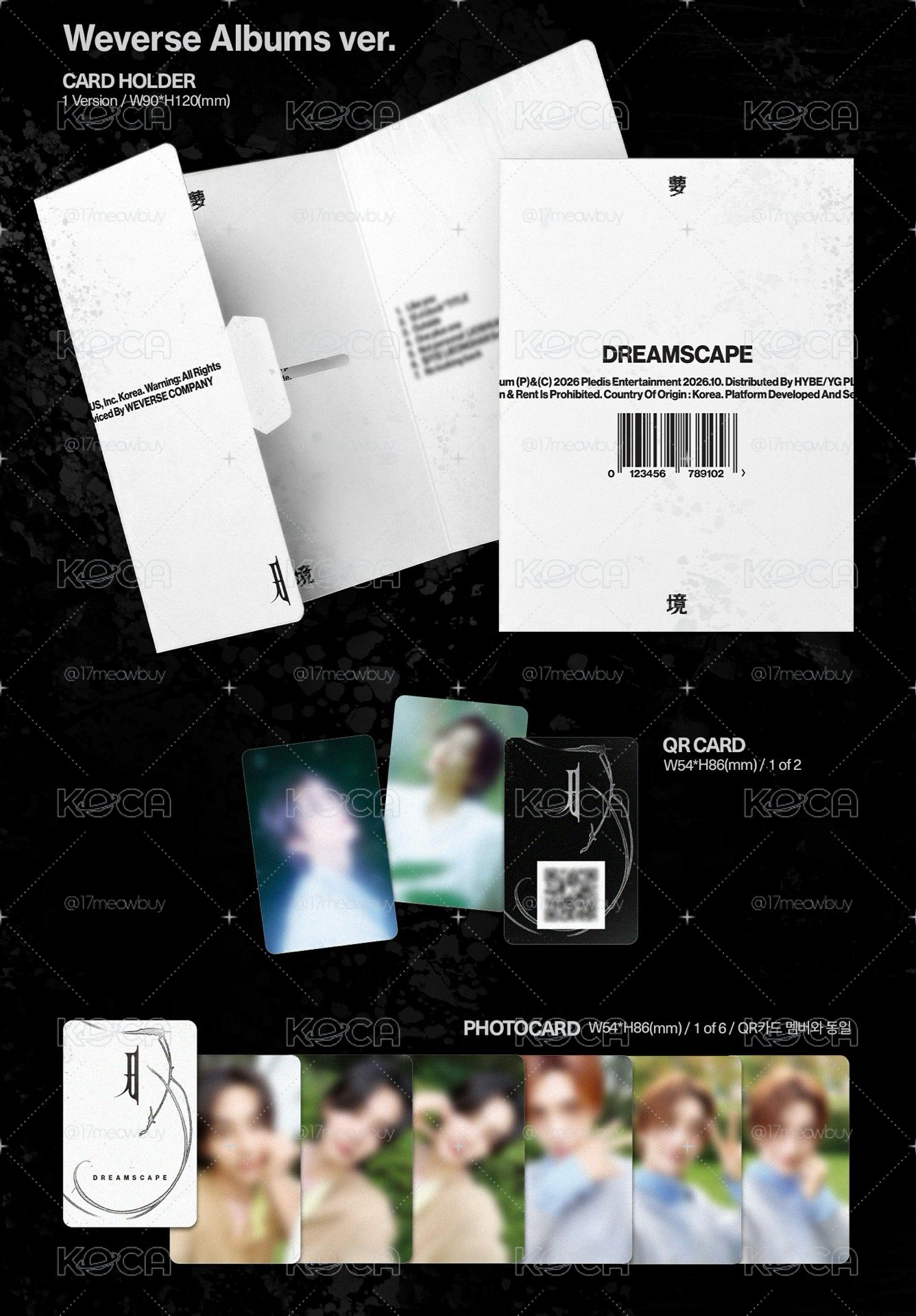 🐾預購 | JxJ 1st Mini Album ‘DREAMSCAPE' (韓通WVS/MAKESTAR) 需二補