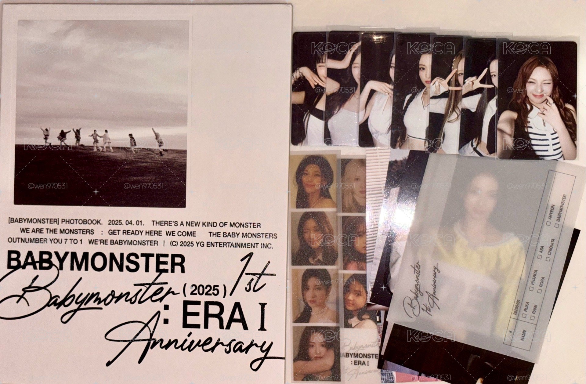 BABYMONSTER 一週年紀念冊全專
