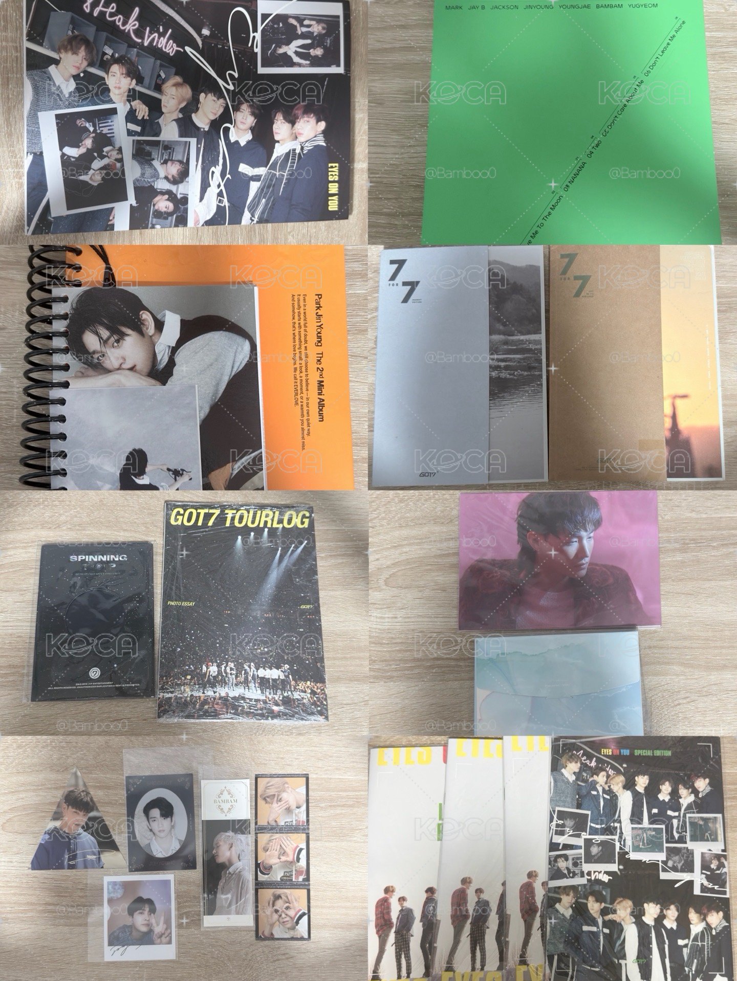 GOT7 小卡 專輯卡 周邊卡 特典卡