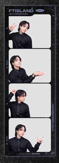 FTISLAND With PHOTOISM photoism 人生四格卡 / 拍貼 