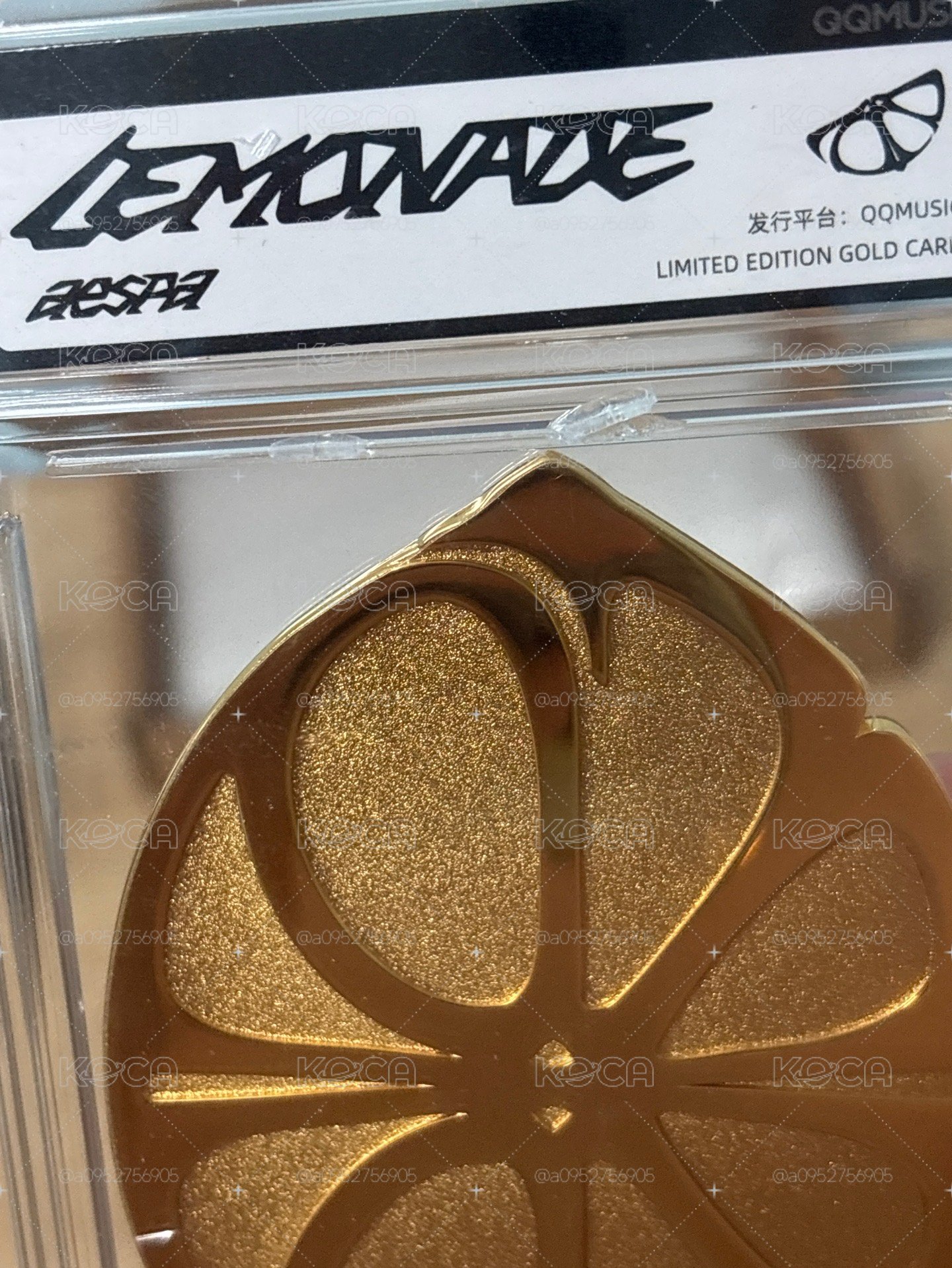 LEMONADE QQ音樂 限量金版卡 特典卡 