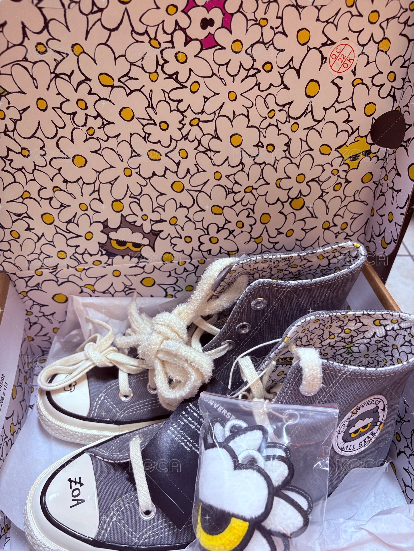 Converse灰色高筒
