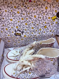 Converse白色高筒