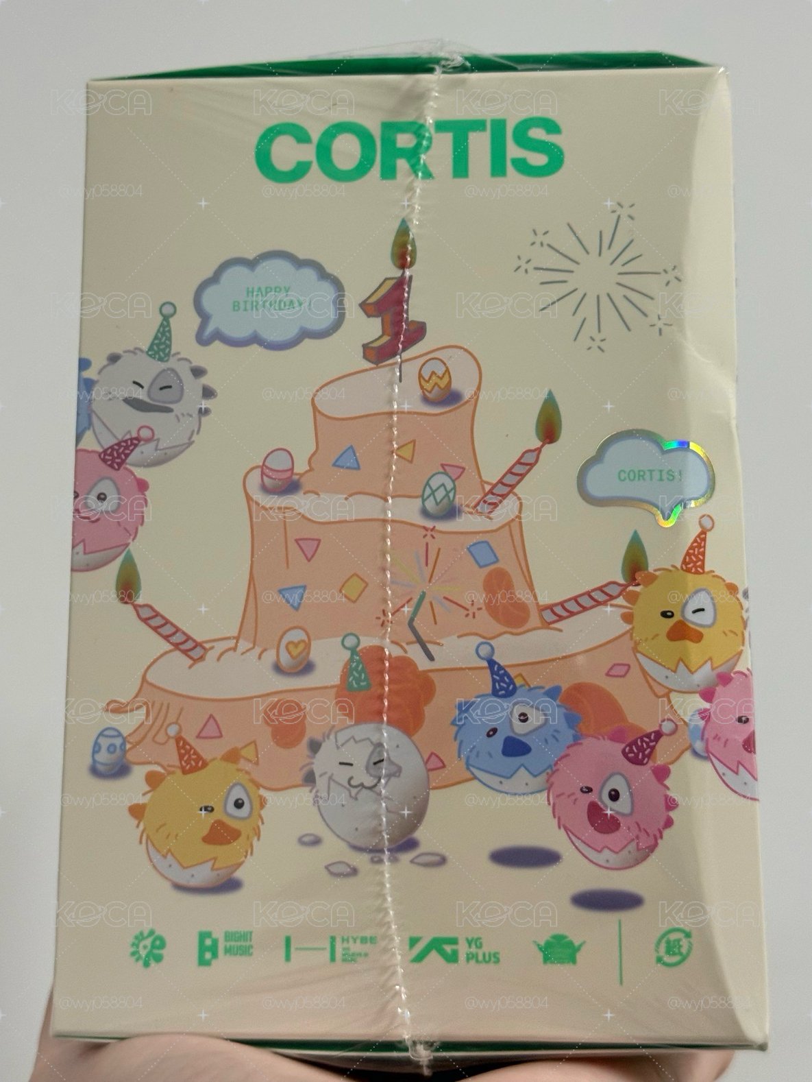 CORTIS 白色生日球專