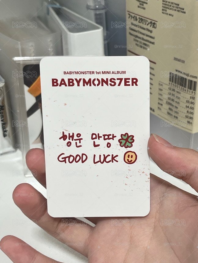 BABYMONS7ER k4幸運卡 飲料卡茶